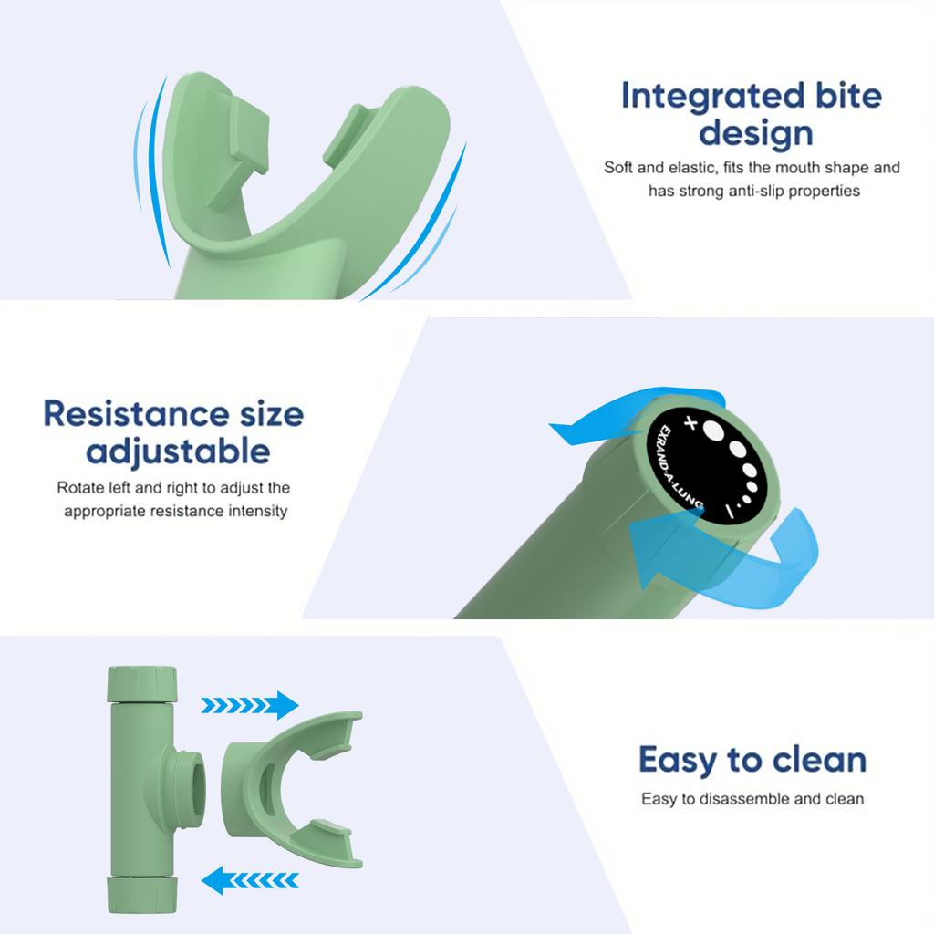 Тренажер для дыхания, респиратор для легких, оборудование для фитнеса, дыхательный силиконовый тренажер для высотных тренировок, инструмент для упражнений на выдохе на открытом воздухе