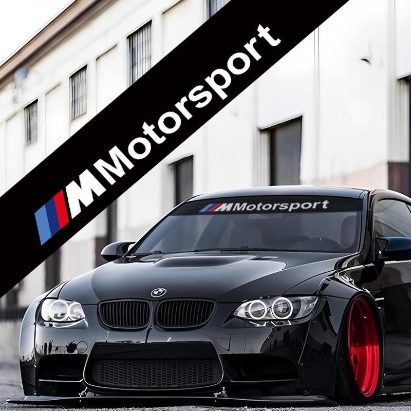 High Quality Vinyl Car Sticker Decal for BMW E30 E34 E36 E39 E46 E60 E70 E87 E90 E91 E92, Front & Rear Windshield Decorative Sty TU0