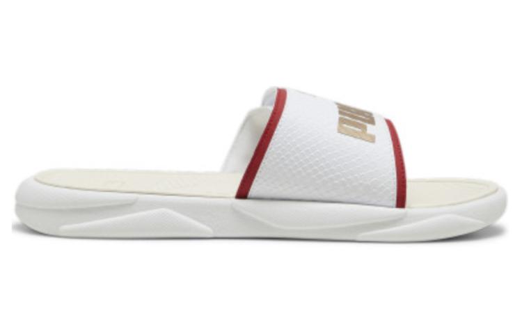 Puma Комфортные шлепанцы Royalcat 'Белый Красный Золотой' 395423-01