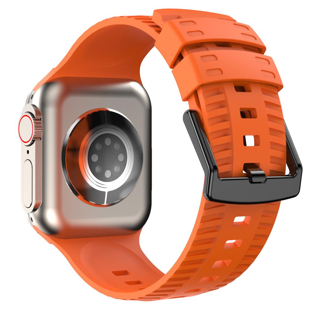 Ремешок с узором в виде шин для Apple Watch Ultra Band 49 мм, 44 мм, 45 мм, 41 мм, 42 мм, 38 мм, силиконовый браслет Correa IWatch Series 8 Se 7 6 5 4