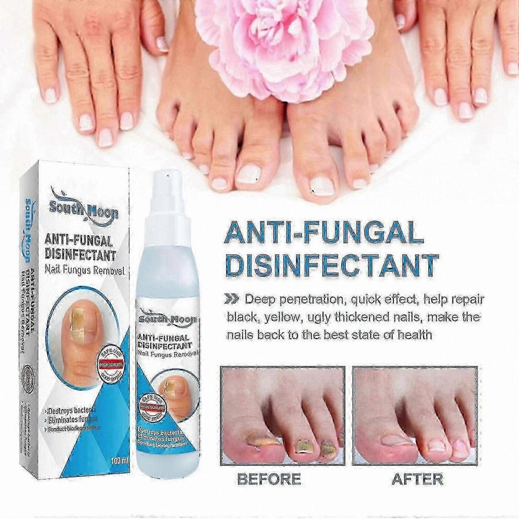 4-Pack Nail Care Spray for Repair, Cleaning, and Strengthening, Suitable for Nails, Hands, and Feet, 100ml Each