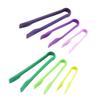 6PCS Assorted Size Food Tongs Non Slip Toaster Tongs New Serving Tongs  Bread Cake