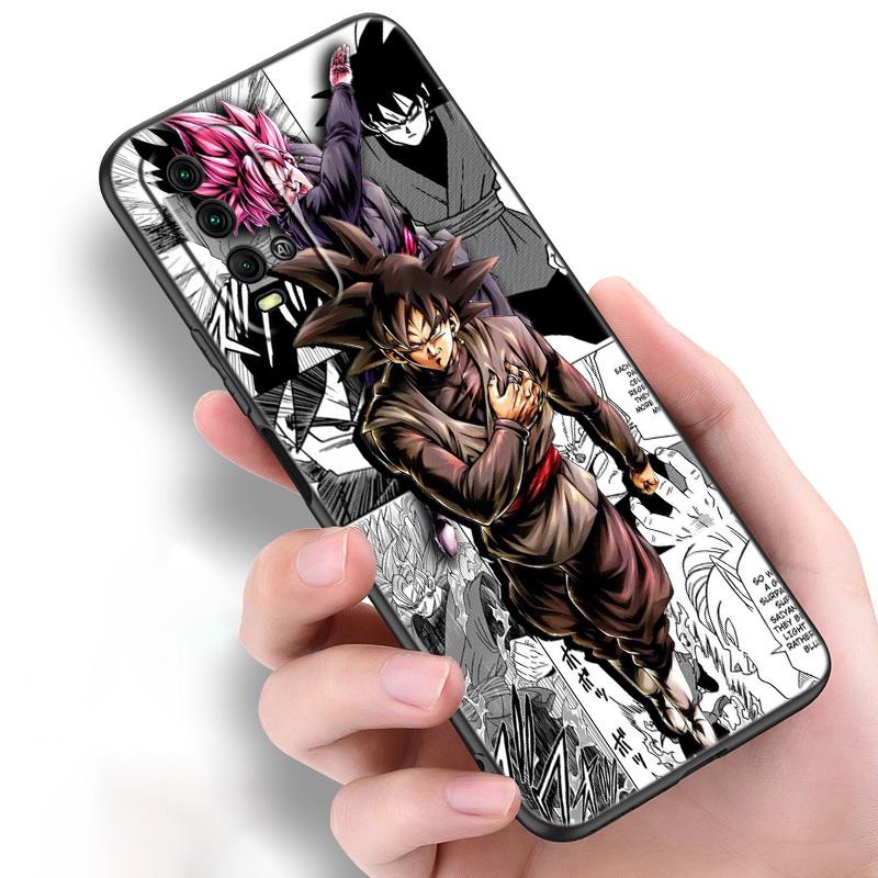 Силиконовый чехол для телефона Anime Son Goku Ultra Instinct для Xiaomi Redmi Note 10 10T 10S 9S 8T 9 8 7 Pro Max 9A 9C 9T черный мягкий чехол