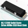 Анодированные алюминиевые радиаторы M.2 2280 SSD для улучшения теплоотвода и стабильной работы