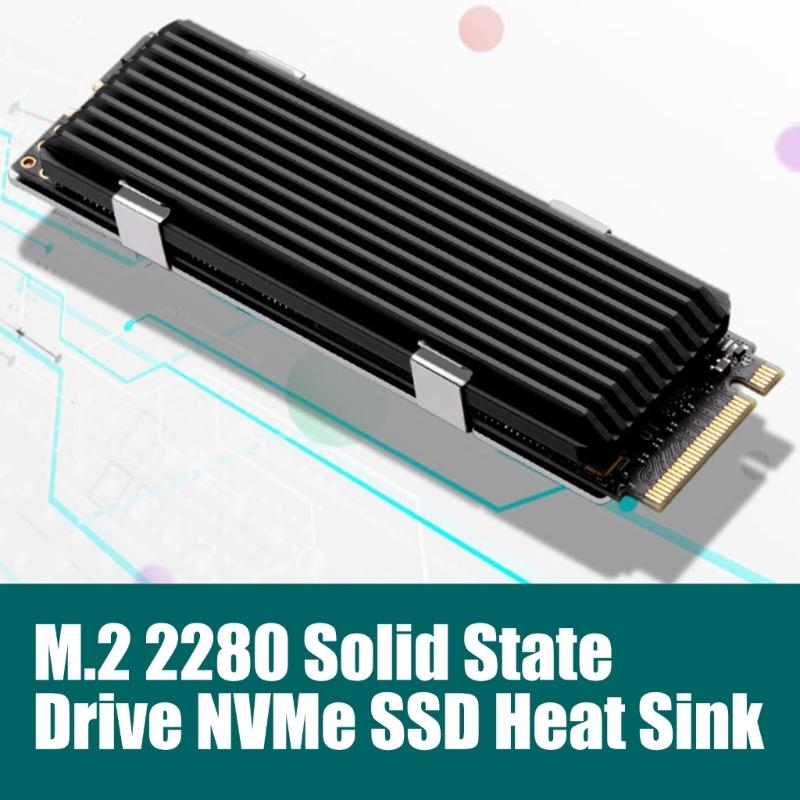 Анодированные алюминиевые радиаторы M.2 2280 SSD для улучшения теплоотвода и стабильной работы