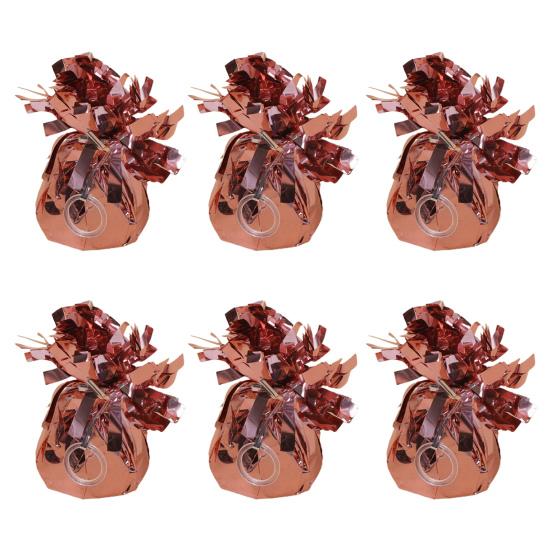 6 шт. грузила для воздушных шаров, анти-плавающие воздушные шары, гравитационные блоки, фольга, завернутая в бумагу, долговечные многоразовые изысканные украшения из воздушных шаров для свадебной вечеринки и выпускного вечера