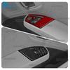 Real Soft Carbon Fiber LHD RHD For BMW i3 2013- 4pcs Car Door Window Lifter Switch Panel Sticker Interior Trim Accessories