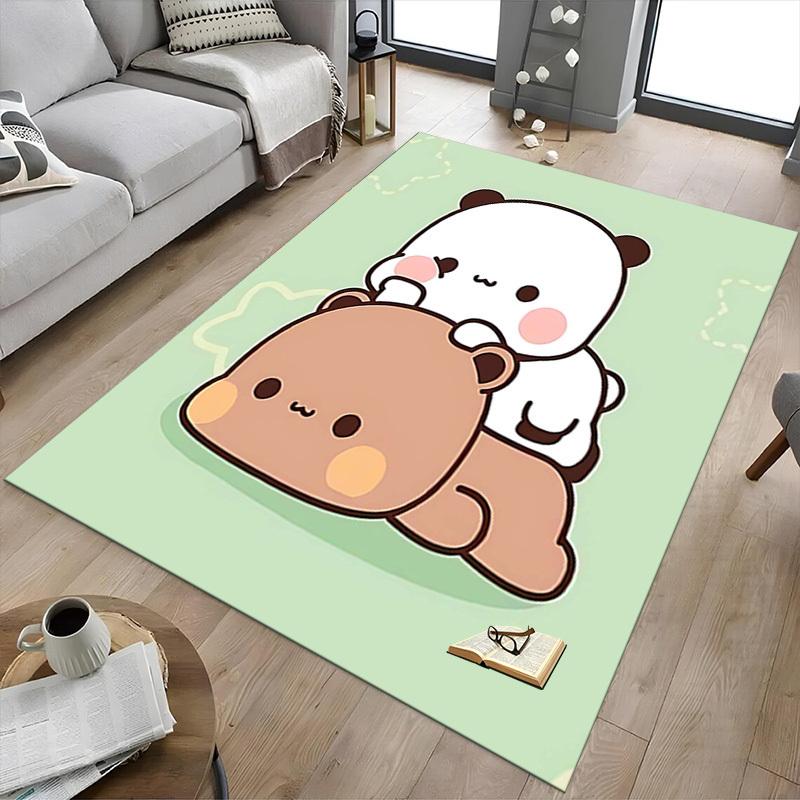 1PC Panda Bear Anti-slip carpet, suitable for Office, bedroomand playrooms. It can also be used as a sofa footrest cover-R48