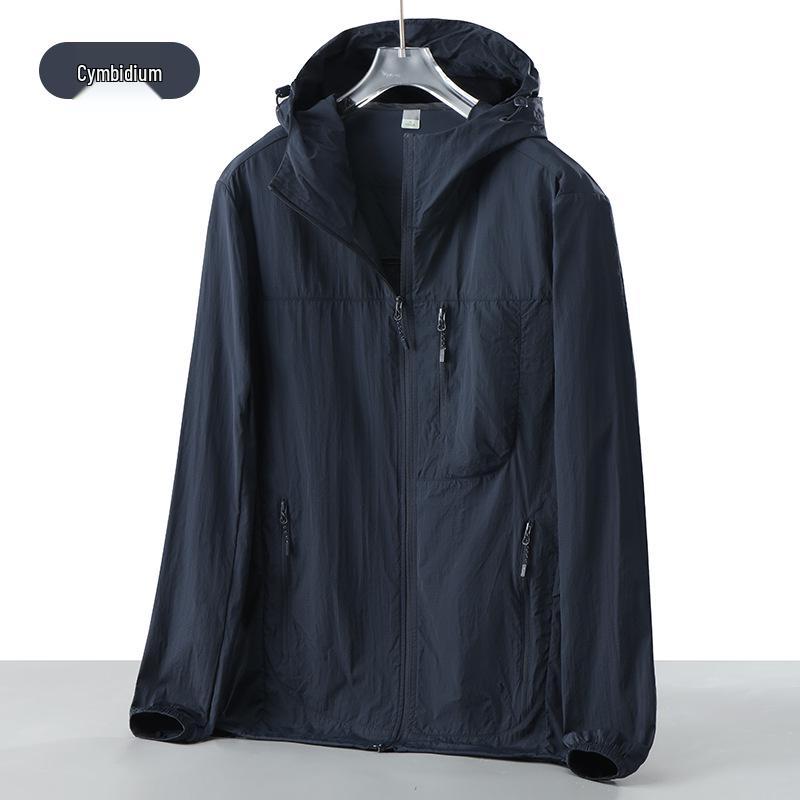Новая легкая ветрозащитная куртка с защитой от солнца – Дышащая, свободного кроя для летних видов спорта на открытом воздухе