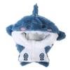 Queen-b Shark Plush Toy, 20cm, Dress-Up, Costume, Cute, for Otaku Activities (Blue)