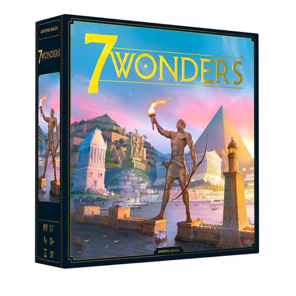 Seven Wonders Board Game (New Edition) Family, Civilization And Adult Strategy Board Game | 3 To 7 Players