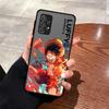 Чехол для телефона с аниме Луффи One Piece для Samsung Galaxy A14 A23 A52S A72 A73 A33 A35 A17 A52 A56 A55 A53 A34 A36 A16 A15 A54