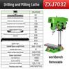 High-Power Industrial Benchtop Drill Press - Precision Drill Mill & Tap Machine for Household Use