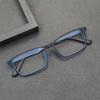 Новые Модные Черные Синие Деловые Мужские Очки для Чтения из Титанового Сплава с Защитой от Синего Света Диоптрии +100 +150 +200 +250 +300 +350 +400