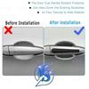 8Pcs Black Car Door Handle Bowl Anti Scratch Sticker Protector Cover Waterproof