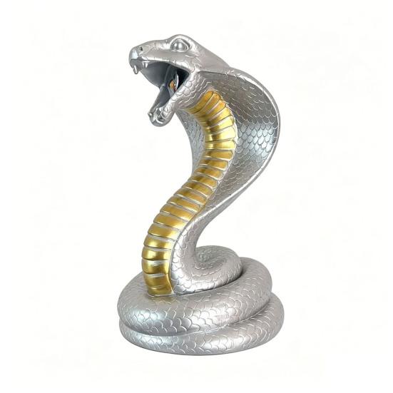 Ночник-змея с питанием от USB Реалистичная sculpted-смола Энергоэффективная декоративная змеиная лампа для спальни, гостиной, офиса Подарок