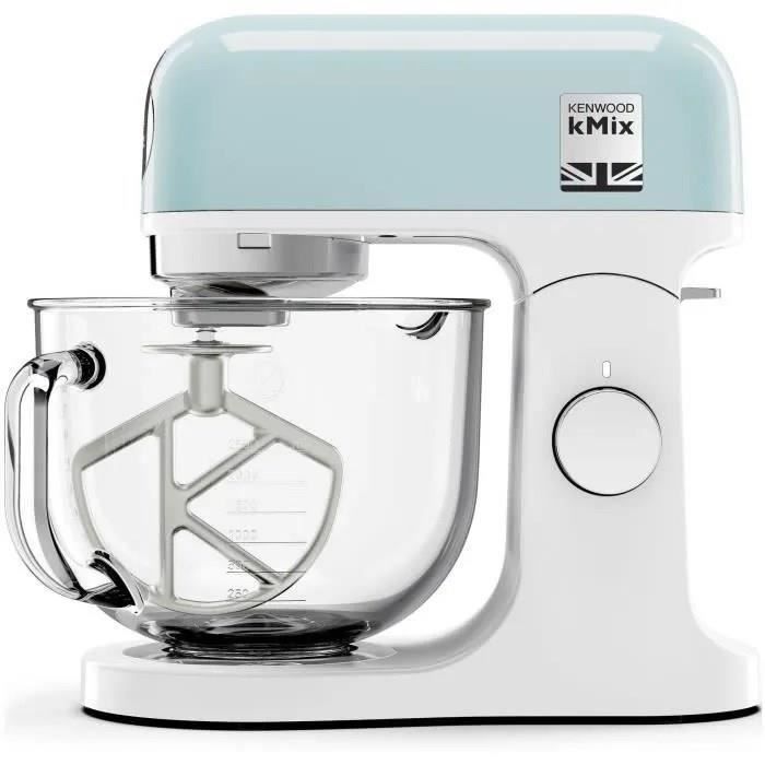 Robot pâtissier multifonction kMix KENWOOD KMX754APB - Moteur professionnel 1000W - 2 sorties pour accessoires - Bol en verre 5L