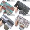 3D Marble Crystal Self-adhesive Wall Sticker Mosaic Wallpaper Kitchen Oil Sticker Bathroom Tile Wall Stickers Waterproof 6PCS 15X30CM