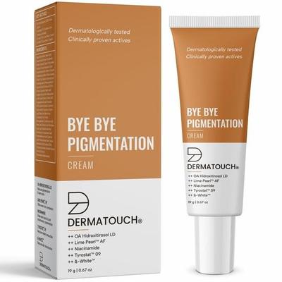 DERMATOUCH Bye Bye Pigmentation Cream || Крем против пигментации для женщин/мужчин с ниацинамидом, B-White, Lime Pearl - 19G