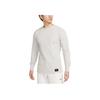 Nike Solid Color Crew Neck Pullover Long Sleeve T-Shirt Men Tops Light-Iron DX0895-012