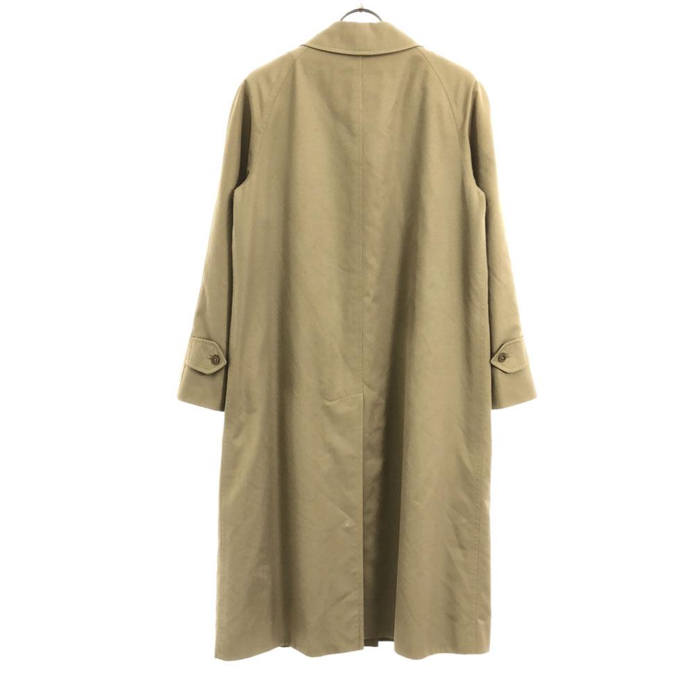 Burberrys 90-х годов пальто с воротником из нержавеющей стали бежевое с подкладкой Ношеное для пожилых женщин
