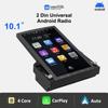10,1-дюймовый 2Din универсальный Android радио вертикальный Tesla сенсорный экран Carplay мультимедийный видеоплеер авто стерео навигация GPS