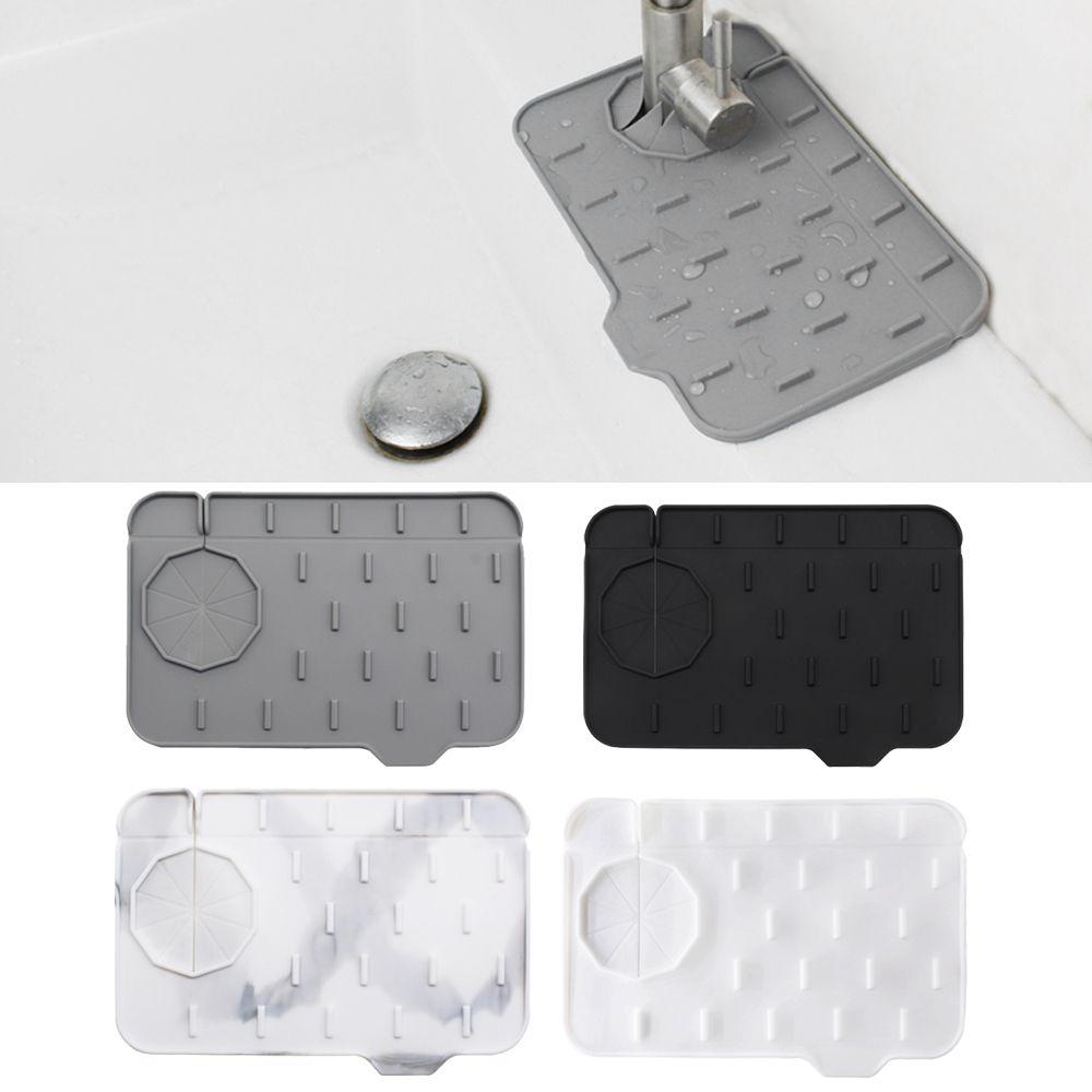 Drying Pads Water Splash Guard Faucet Absorbent Mat Splash-proof Splash Catcher Silicone Drain Pad