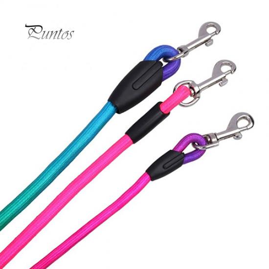 Радужный цветной плетеный пояс для питомцев, поводки для дрессировки
