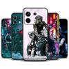 Неоновый чехол для телефона байкера на мотоцикле для Redmi Note 12 13 Pro Plus 9 10 11 Pro 9S 10S 11S 12S Redmi 10C 12C 13C