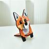 Wooden Animal Glasses Holder Handmade Carving Fox Cat Sloth Penguin Phone Eyeglass Sunglasses Display Stand Desktop Decoration Birthday Gift