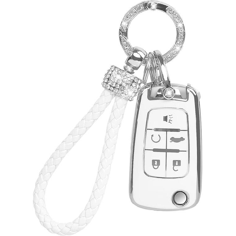 Чехол для брелока с блестящим ремешком, чехол для брелока. Защита автомобильных ключей, совместимая с Lexus RX IS ES GS LS NX RS GX LX RC LC. Держатель для смарт-ключа из мягкого ТПУ 2 3