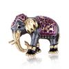 Креативная милая эмалевая брошь в виде животного слона для женщин, мужчин, булавки, аксессуары для одежды, рюкзака, ювелирные изделия, подарки