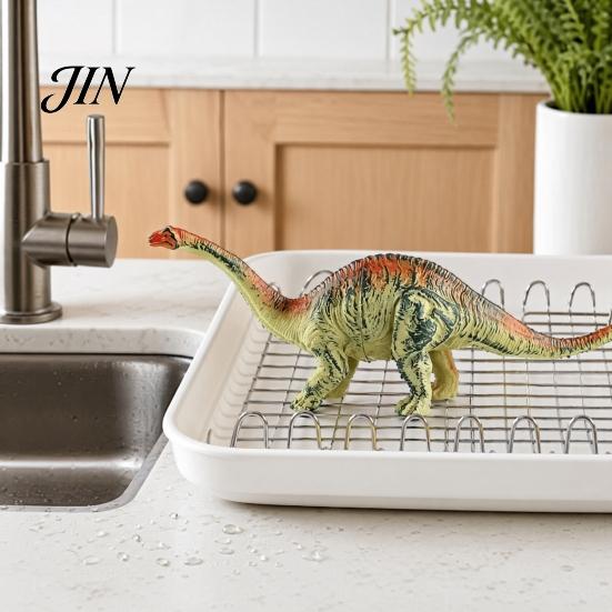 Dinosaur Shape Corn Fork Fork, with Durable PLA Handles And Stainless Steel Eco-friendly Holder Pins, Novelty Heat Protection Holders, for BBQ Picnic