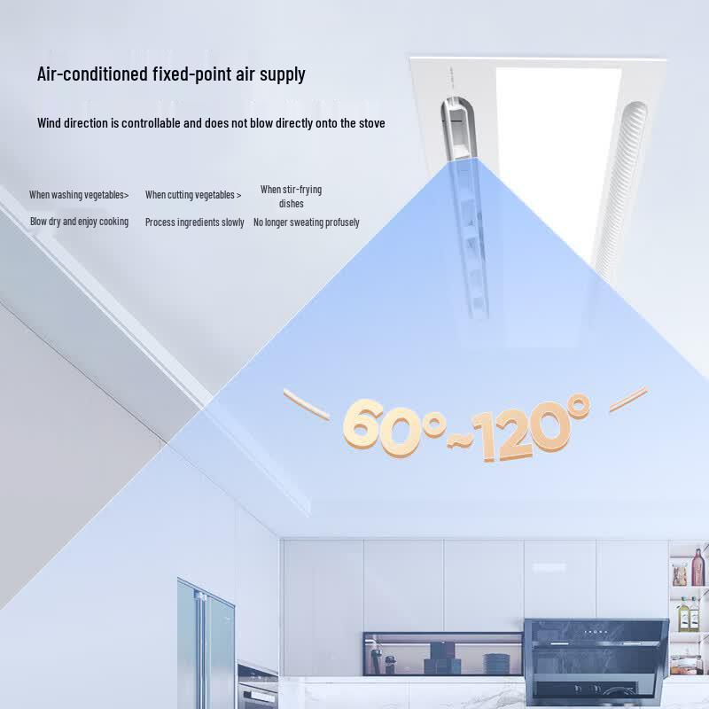 Midea Встраиваемый потолочный вентилятор с LED-подсветкой B3P