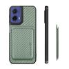 Чехол для Motorola Moto G85 5G Магнитный съемный держатель для карт Задняя крышка телефона