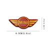 Carbon Fiber Car Interior Steering Wheel Emblem Badge for Mini Cooper John Cooper Works R50 R52 R53 R55 R56 F54 F55 F56 F60