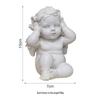 Nordic Angel Girl Sculpture - Resin Figurine for Living Room Décor