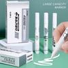 Waterproof & Oil-Proof White Marker Pen - Non-Fading, Quick-Drying, Thick Tip for Industrial Use & Tire Labeling