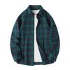Men Shirt Plaid Loose Street Long Sleeve Casual Shirt Black Oversized Soft Shirt Spring Autumn