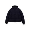 Y-3 FW23 Solid Color Hooded Zipper Puffer Jacket Unisex Jacket Black IL2033