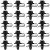 Car Body Bolts U-nut Clips 6mm Hole U-shaped Gaskets for M4/M5 Screws Engine Cover Bumper Fender Liner Fastener Rivet Screws