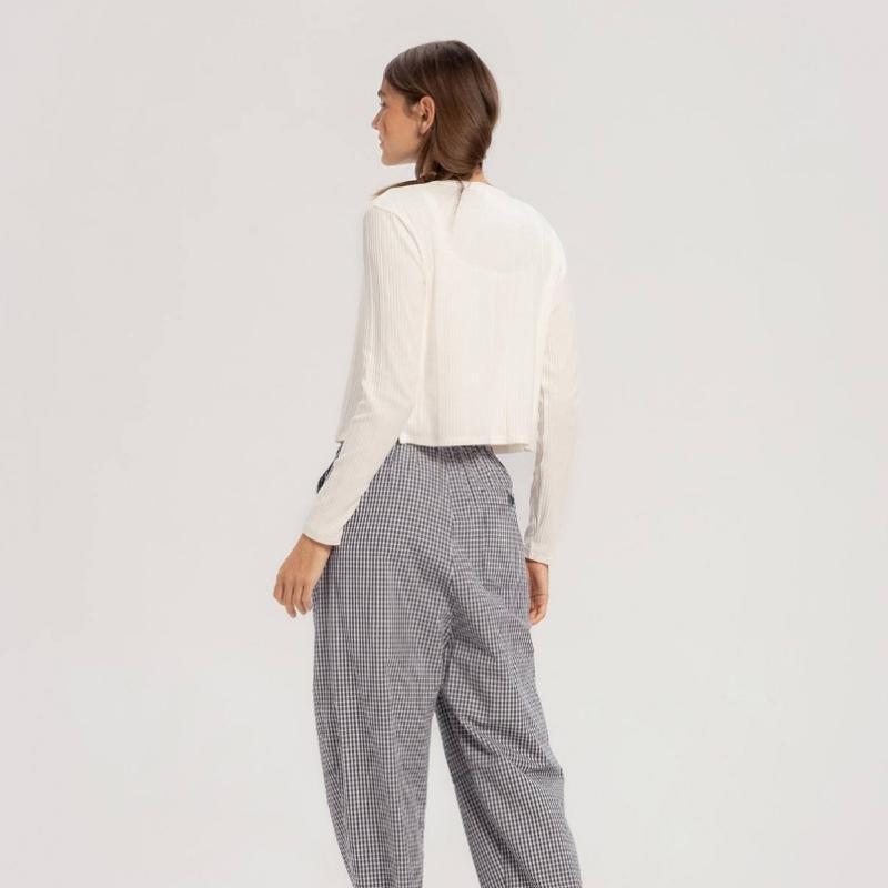 Budhi Mudra Pointelle Cardigan Star White B61002aca40 V10