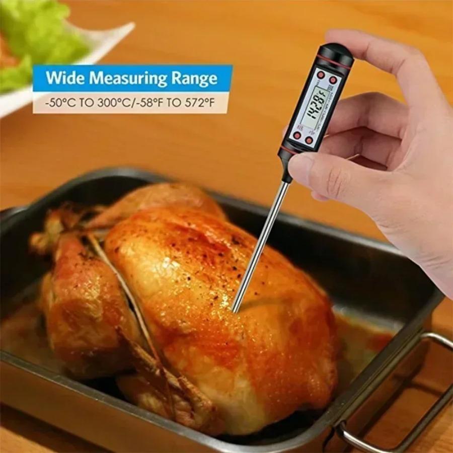 Food Thermometer TP300 Kitchen Thermometer Electronic BBQ Oven Temperature Meter for Meat Water Milk Cooking Probe Kitchen Tools