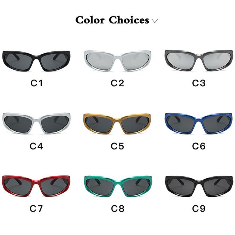 Очки-панки, солнцезащитные очки для женщин, спортивные на открытом воздухе, модные солнцезащитные очки, мужские, унисекс, уникальные