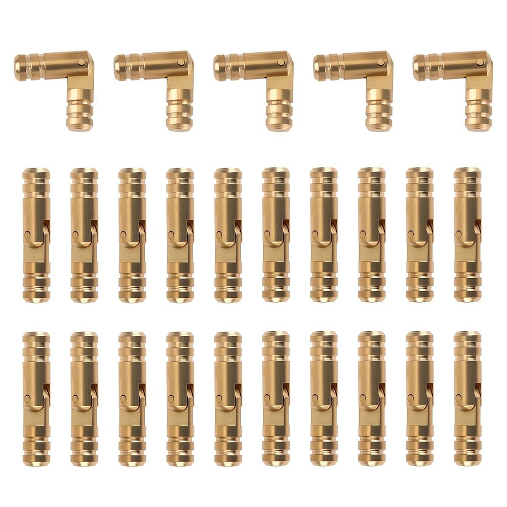 25 шт. Невидимые латунные цилиндрические петли Скрытая петля Петли для складывания на 270 градусов Для шкатулок для драгоценностей Маленькие деревообрабатывающие проекты