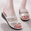 Women Slippers Casual Wedges Shoes Indoor and Outdoor Slippers  Ladies Comfortable Thick-soled Slippers Elegant Beach Sandals