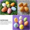 12 шт. пасхальные яйца DIY принадлежности подвеска пластиковая курица украшение ручная роспись имитация