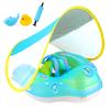 MILASIC Float with Sunshade for Float with Water Swimming Educational Pump Buckle Kids Sunshade Shade Included Kids, Babies, Roof, Sunshade, Swimming,