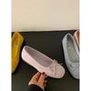 Soft Female Silk Fashion Shallow Ladies Flats With Shoes Slides Round Toe Footwear Slip On Women Ballet