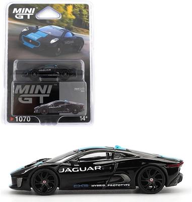 Sunrich MINI GT Jaguar Черный Цвет Модель 1/64 C-X75 (Левый руль) MGT01070-BL